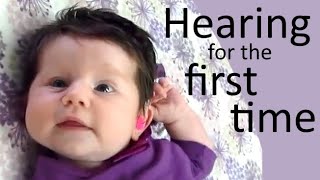 Deaf Baby Hears for the First Time  Sashas First Hearing Aids [upl. by Tommie]