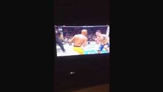 ANDERSON SILVA LEG BREAK UFC 168 [upl. by Enael458]