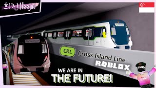 IN THE FUTURE Visiting the upcoming Singapore MRT Cross Island Line in ROBLOX  희진Heejin [upl. by Domenico]