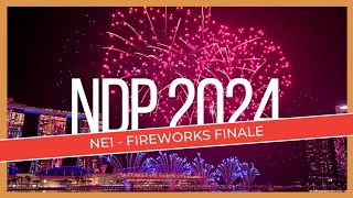 🇸🇬 NDP 2024 NE1  Fireworks Finale [upl. by Eyanaj]