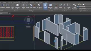 COMO HACER UNA CASA EN 3D EN AUTOCAD [upl. by Ahsyad]