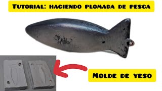 tutorial como hacer plomada de pesca  paso a paso [upl. by Thibaut]