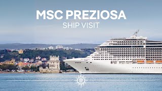 MSC Preziosa  Ship Visit [upl. by Enneicul]