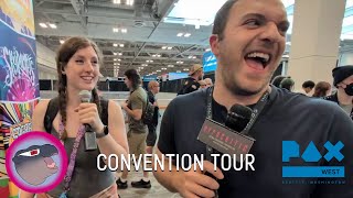 PAX West 2024 Tour Part 2 Tabletop Side Rooms and More [upl. by Rebmyk12]