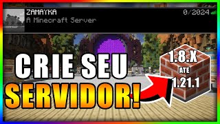 Como CRIAR um SERVIDOR de Minecraft FÁCIL e RÁPIDO em 2024 [upl. by Ima]