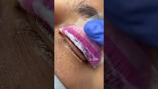 Lash Lift Tip Solution Placement [upl. by Arriaes]