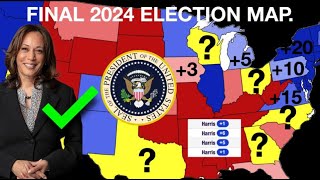 2024 FINAL US Presidential Election Prediction  Kamala Harris vs Donald Trump [upl. by Macguiness]