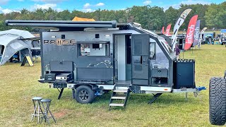 The BEST Offroad Camper Trailer at Overland Expo EAST 2023  PAUSE by Palomino [upl. by Lesirg]