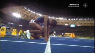 100m Women Final Berlin WC 2009 [upl. by Nahtaj748]