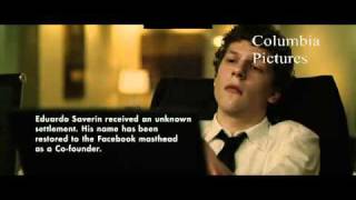 Film The Social network scena finale [upl. by Aititil268]