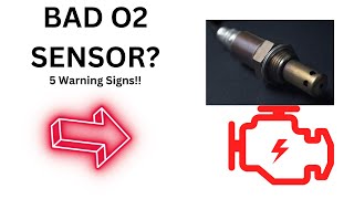 Signs of Bad Oxygen Sensor Failing O2 Sensor Symptoms [upl. by Devy889]