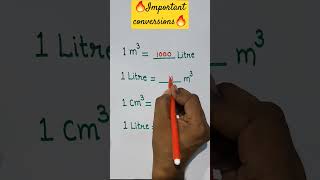 important conversions maths conversions mathsshorts ytshorts [upl. by Eseilenna859]