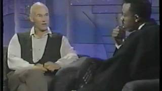 Patrick Stewart and his Son on the Arsenio Hall Show  Early 90s [upl. by Atnahc]