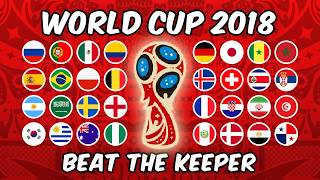 Beat The Keeper  World Cup 2018  Algodoo Marble Race [upl. by Alfonse]