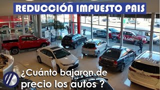 Reducción impuesto PAIS ¿Cuánto bajaron los autos en septiembre PRECIOS Hilux Ranger Yaris y más [upl. by Noside]