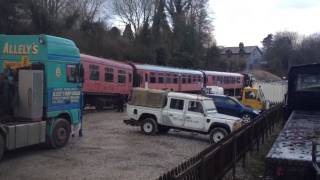 Mark 1 Coaches Arrive at Wirksworth [upl. by Yrrej]