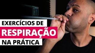 Exercícios de Respiração para o Canto NA PRÁTICA diafragma e intercostal [upl. by Ztnarf131]