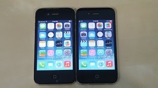 iOS 706 vs iOS 71 on iPhone 4 [upl. by Christabel]