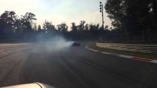 LaFerrari burning tyres [upl. by Lan]