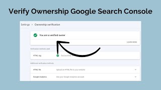 How To Verify Ownership for Google Search Console on WordPress 2024 [upl. by Reidar]