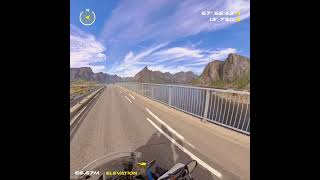 Breathtaking Lofoten norway lofoten motorcycletravel beautifulnature rideordie moto motolife [upl. by Nyra]