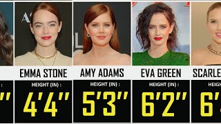 The REAL Height of Hollywood Actresses  Shortest to Tallest [upl. by Sigvard847]