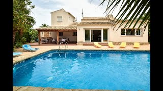 Modernised 4 bedroom villa for sale in Javea only 5 minutes from the Arenal beach [upl. by Reffinej]