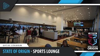 Sports Lounge Corporate Package for State of Origin  Optus Stadium Perth [upl. by Gusty]