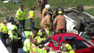 Auburn High School Mock Crash 482016 [upl. by Nodyarg]