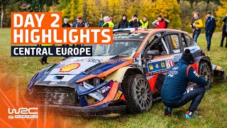 Day 2 Highlights  WRC Central European Rally 2023 [upl. by Furgeson782]