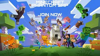 HOW TO JOIN OUR NEW SMP PHANTOM SMP  ft Minehut  PSG GAMER  MINECRAFT 19 [upl. by Reisch331]