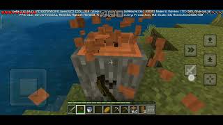 minecraft ep 3 making half house [upl. by Ahsitak]