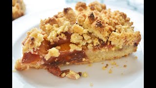 Recipe Simple German Streusel Plum Cake [upl. by Einej]