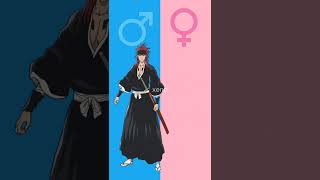 Bleach male characters gender swap shorts edit anime gender swap bleach [upl. by Tobey]