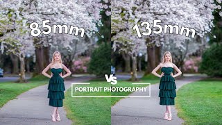 85mm vs 135mm Lens Comparison for Portrait Photography  Which should YOU buy [upl. by Aytida9]