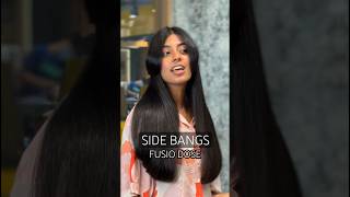 LONG HAIR SIDE BANGS ONELENGHT HAIRCUT vurvesalon beforeandafter haircutting FUSIODOSE [upl. by Anerys]