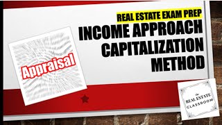 Real Estate Math Video 14  Capitalization Rate Real Estate Cap Rate  Real Estate Exam Prep [upl. by Ojyllek]