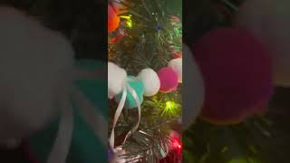 Decorating my Xmas tree Prevlogmas day 1 christmas xmas fyp viral shorts IM 13😭 [upl. by Mayce]