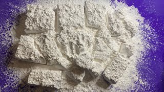 Cornstarch Overload ASMR  Gym Chalk Crushing [upl. by Vilma]