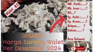 Update harga Sarang Walet Panen Desember 2024 area Sulawesi [upl. by Yentterb]