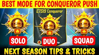 DAY 52 🇮🇳 BGMI BEST MODE FOR CONQUEROR❗️NEXT SEASON CONQUEROR TIPS amp TRICKS [upl. by Shannon69]