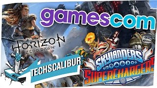 Fallout 4 I Horizon Zero Dawn I Skylanders Superchargers I GAMESCOM TAG 2  TECHSCALIBUR NEWS [upl. by Einafit]