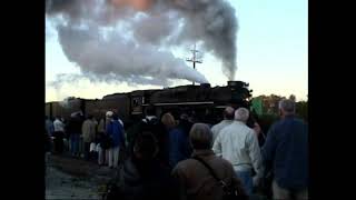 PM 1225 arrives for the Grayling Steam Special [upl. by Atsyrhc609]