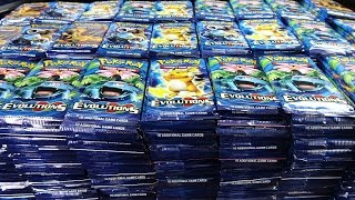 Opening 1000 Evolutions Pokemon Packs [upl. by Aehta]