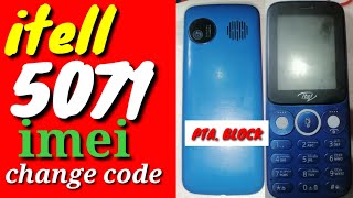 itell 5071 imei change code ll 5071 pta block imei rapier imei pta trending [upl. by Atiraj]