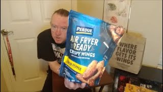 Perdue Lemon Pepper Air Fryer Ready Crispy Wings compared to Wingstop BoneIn Wings [upl. by Alexine841]