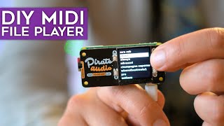 A DIY MIDI file player with Fluidsynth Pirate Audio and Raspberry PI Zero 2 [upl. by Haidebej410]