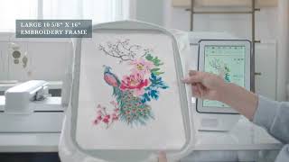 Brother Luminaire 3 Innovís XP3 Stitchvision for Embroidery  ALLBRANDScom [upl. by Eimmaj]