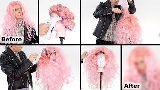 HOW TO CREATE A DRAG WIG WITH CHEAP WIGS [upl. by Voe]