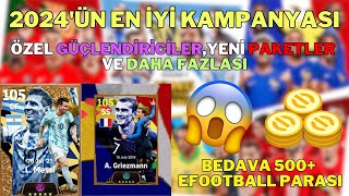 E FOOTBALL 2024 GÜNCELLEME amp 105 MESSİ VE 105 GRİEZMANN eFootball 2024 Mobile [upl. by Nugesulo]